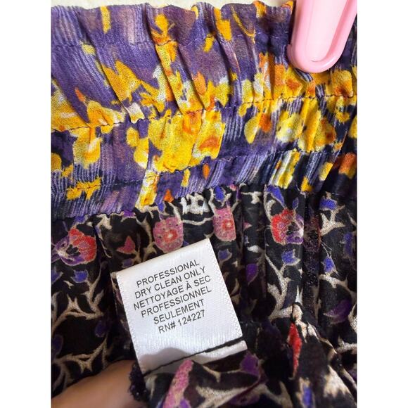 Misa Los Angeles Skirt Sz XS Ruffled Stretch Tiered Boho Chic - Picture 3 of 6